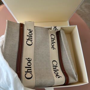 Chloe woody medium tote